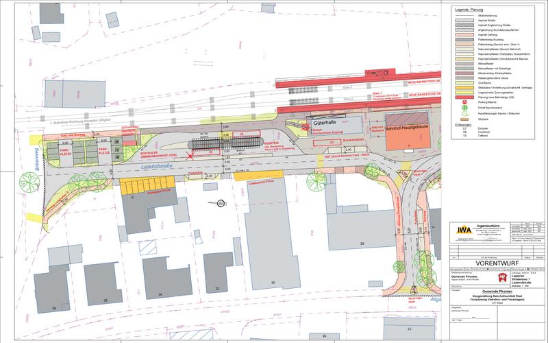 5.3.1 Lageplan Straßenbau 1 - Ladehofstraße 5.3.1 Lageplan Straßenbau 1 - Ladehofstraße